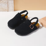 Sabot sandales noir pour enfant | Rahel-k.com